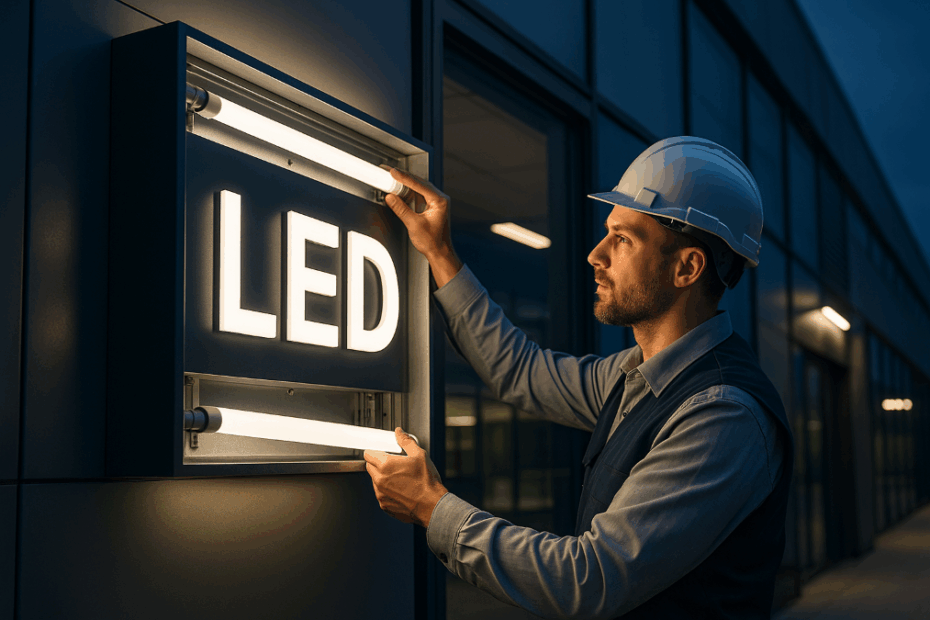 Relampage LED d’enseigne